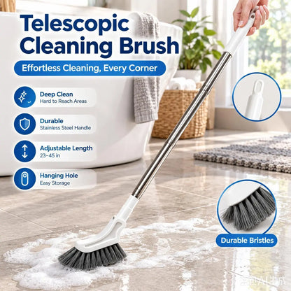 🧹Telescopic Long-Handle Crevice Cleaning Brush for Tight Corners🧽