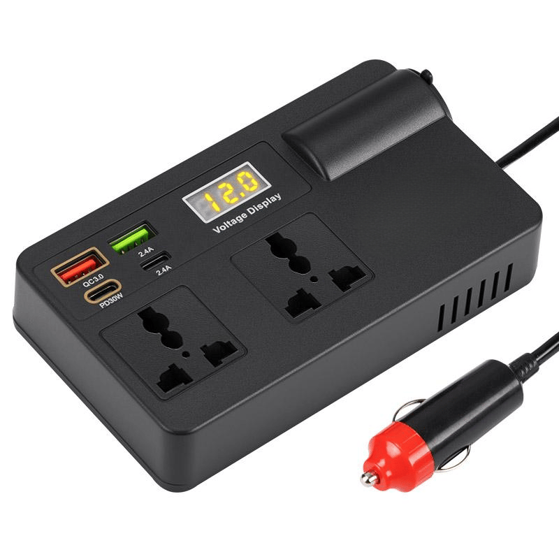 Vehicle Power Inverter & Multi-Port Fast Charger