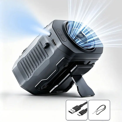 Rechargeable Handheld Portable Fan, 199-Speed Adjustable
