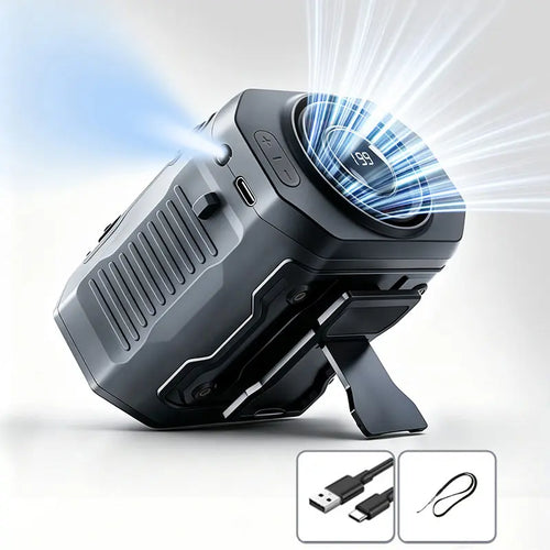 Rechargeable Handheld Portable Fan, 199-Speed Adjustable