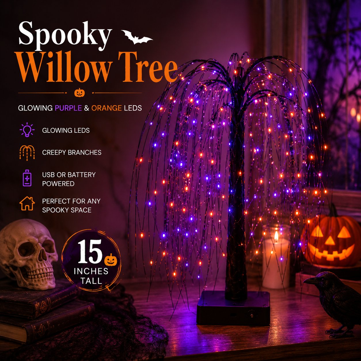 🎃Spooky Halloween Tree Light