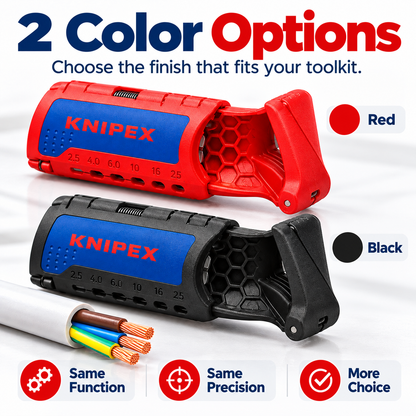 🔧⚡ KNIPEX Professional 2-in-1 Cable Stripping Tool 🔥✂️ Multi-Size Wire Stripper & Cable Jacket Remover 💪🛠️ Fast, Precise & Easy to Use | For Electricians & DIY Projects 🚀