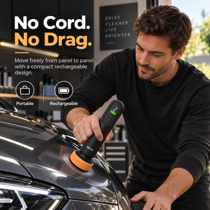 🚗 3-in-1 Cordless Car Polisher – 12,000 RPM Rechargeable Polishing, Waxing & Sanding Tool