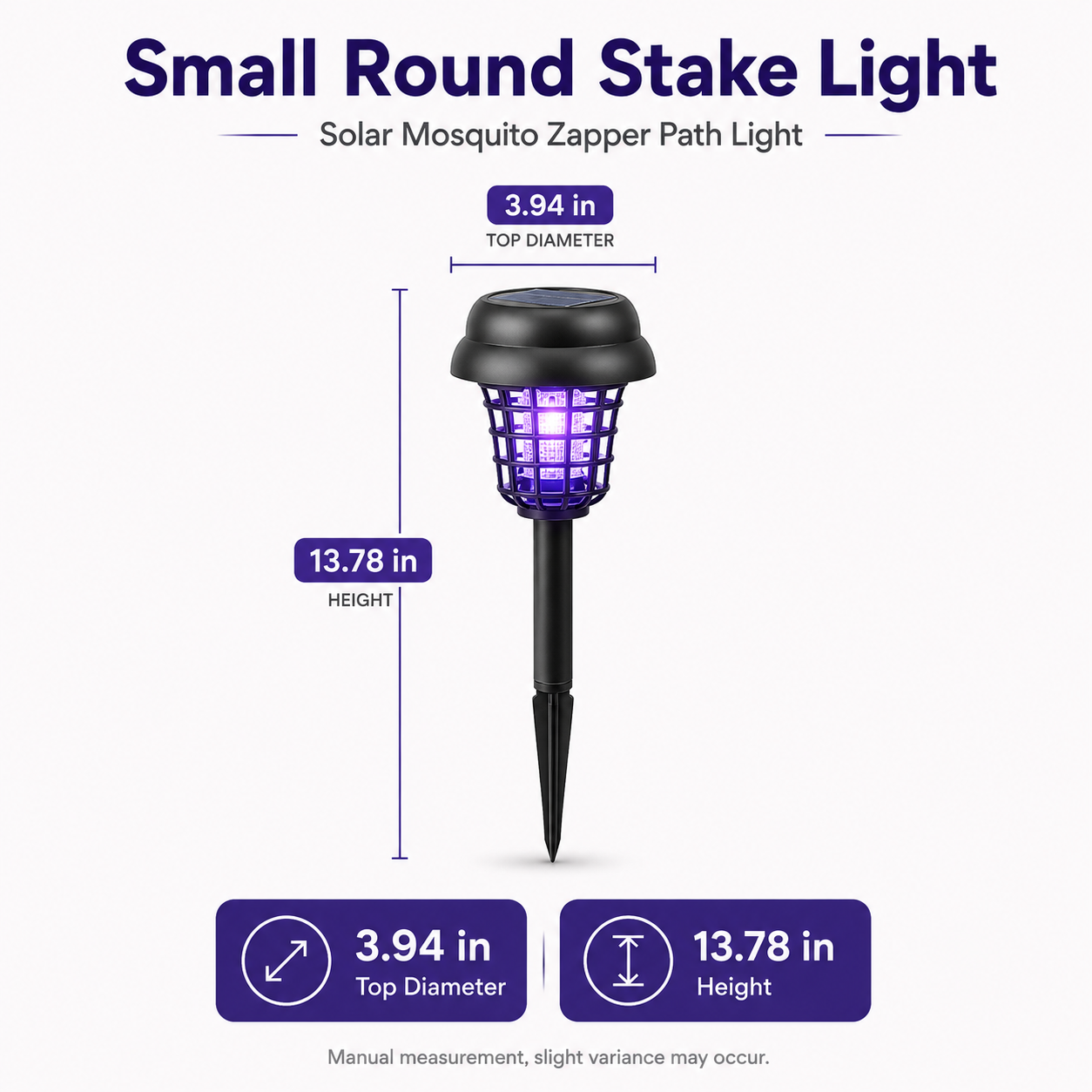 🔥Solar Mosquito Zapper Light
