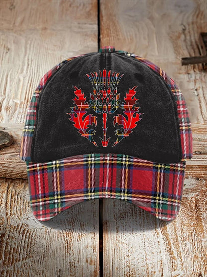 Thistle Scottish Check Hat