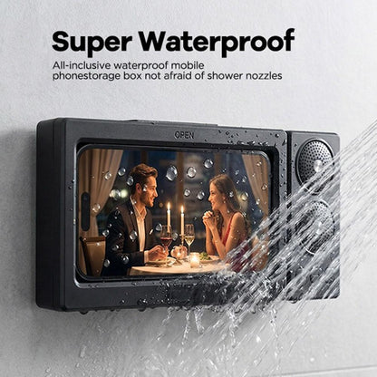🎖️Waterproof Touch Screen Phone Bluetooth Speaker For Bathroom