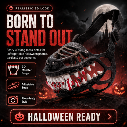 🎃 EARLY HALLOWEEN 49% OFF🔥🐶Hell Hound Monster Muzzle