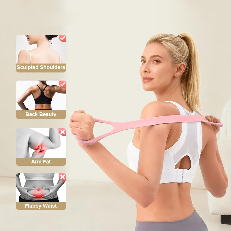 Tone Your Arms & Back in Just 10 Minutes a Day-A Lightweight Figure 8 Resistance Band Designed to Improve Posture, Build Strength, and Sculpt a Leaner Body Anywhere.