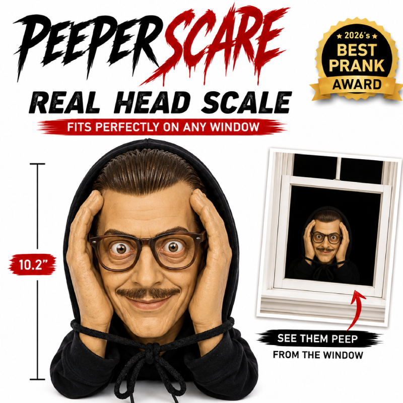 👀 Creepy Window Prank Prop