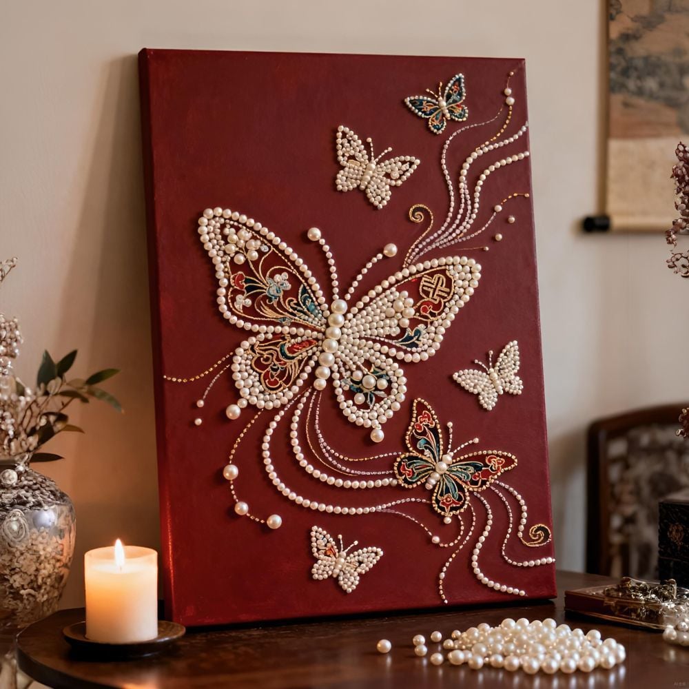 ⚡️Buy 2 Free Shipping🏰✨DIY Castle Pearl Painting Kit – Create Sparkling Wall Art at Home