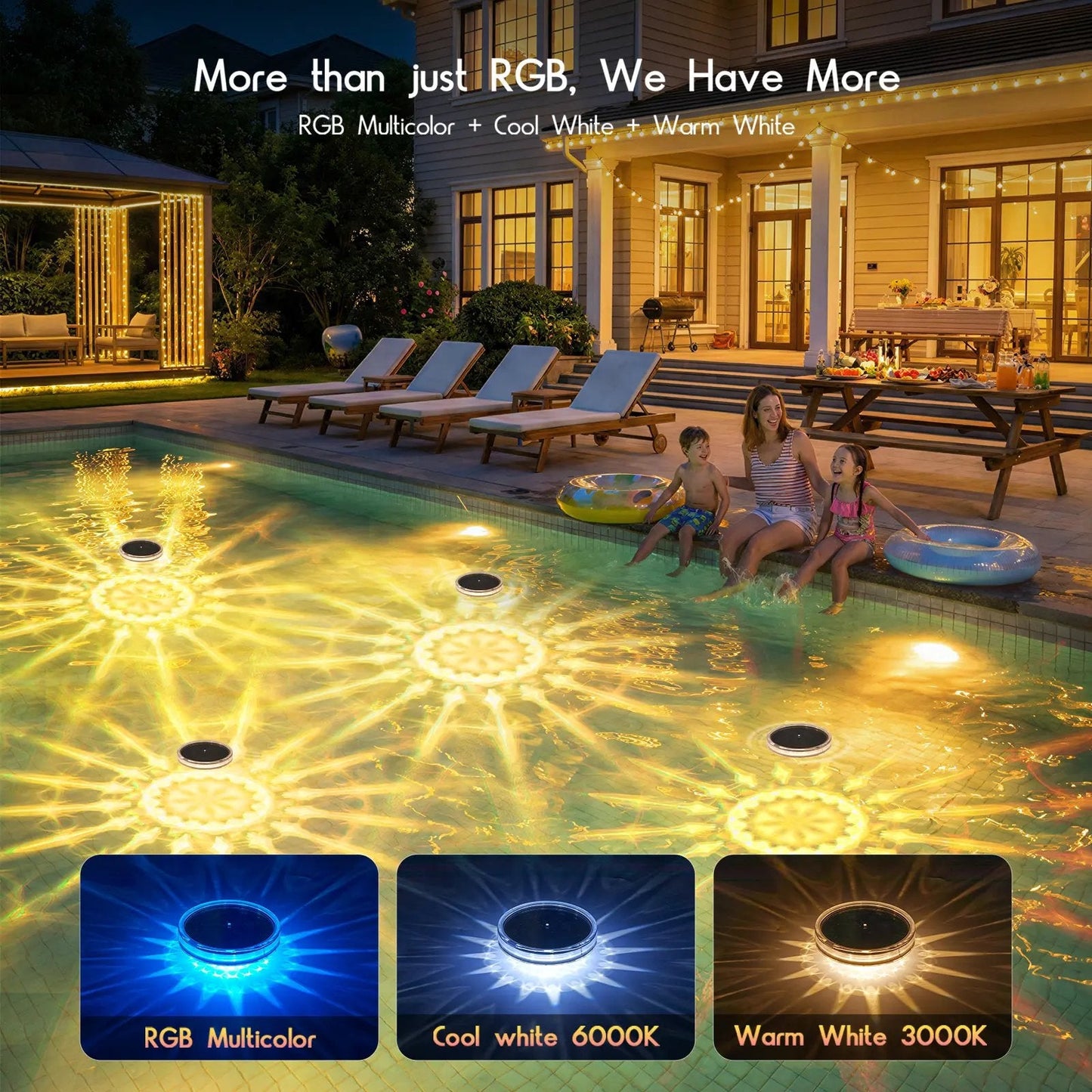 Solar Floating Pool Lights