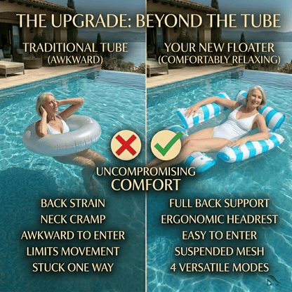 The Azure Float: 4-in-1 Ultra-Lounge System