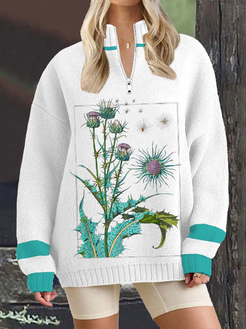 Women's Thistle Scottish Sweatshirt