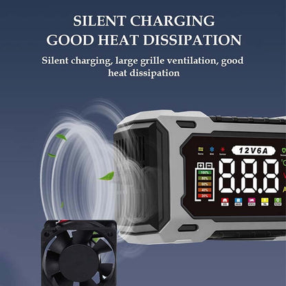 🚗12V/24V Smart Battery Charger, Maintainer & Trickle Charger🔋