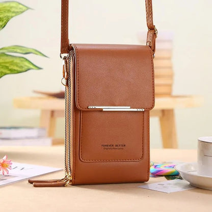 📱 Touchscreen Crossbody Phone Bag – Hands-Free Phone Wallet & Purse