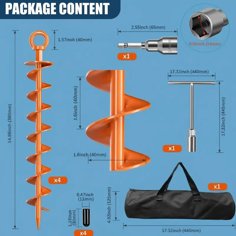 Heavy-Duty Full Helical Ground Anchors – product image 6