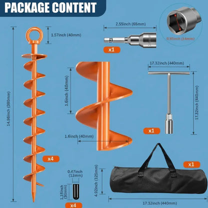 Heavy-Duty Full Helical Ground Anchors – product image 6