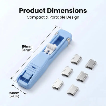 🔥4-Pack Refillable Paper Clip Dispenser Set with 110 Assorted Clips