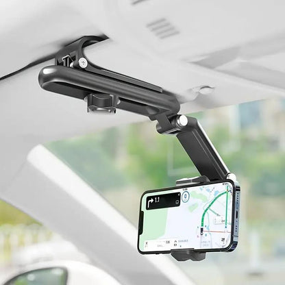 📱1080° Adjustable Car Sun Visor Phone Holder