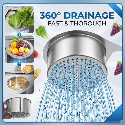 🦢💧Stainless Steel Swan Sink Strainer Basket