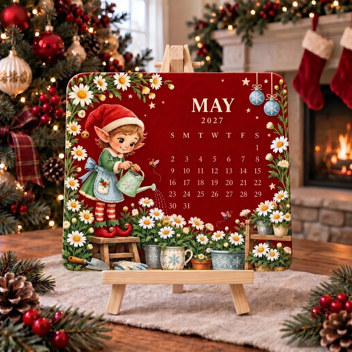 🌱 Christmas Special Edition – Eco-friendly, plantable “timeless” seed calendar 2027 🌸🌿