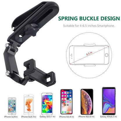1080° Adjustable Car Sun Visor Phone Holder
