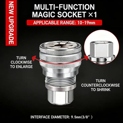 🔥Multi-Function Universal Socket Wrench Tool-Father's Day Gifts