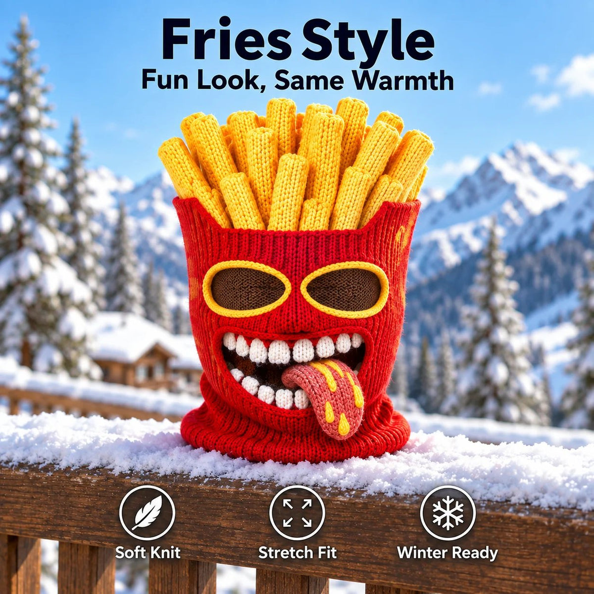 🍔🍟 Squad Goals! The Funniest Fast Food Ski Mask For Winter 2026! ⛷️❄️