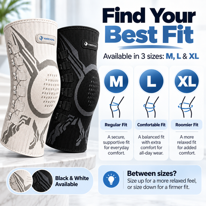 🦵Adjustable Lace-Up Knee Support Sleeve – Breathable Everyday Support