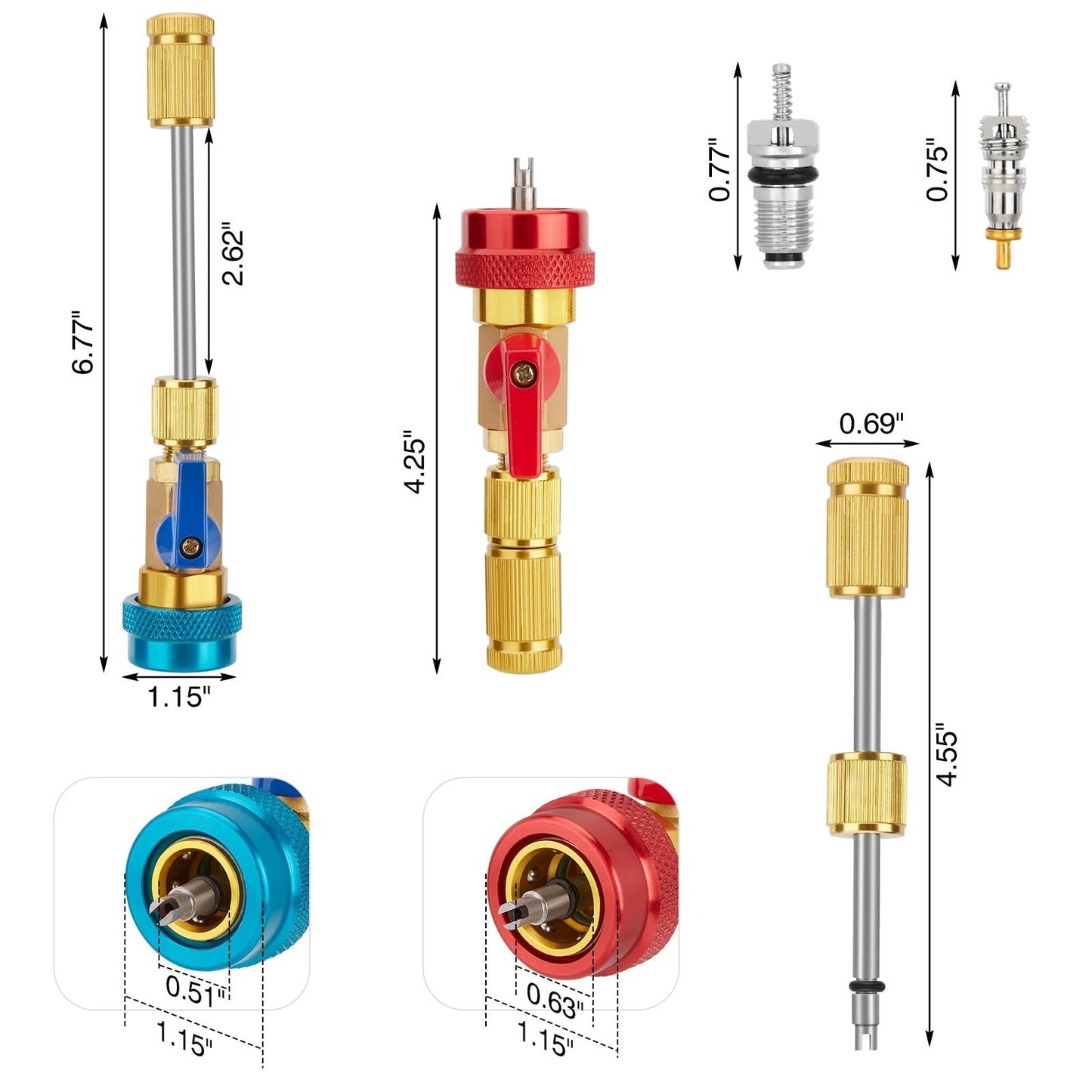 ✨🚗Home & Auto AC Valve Core Remover Installer Tool 💨