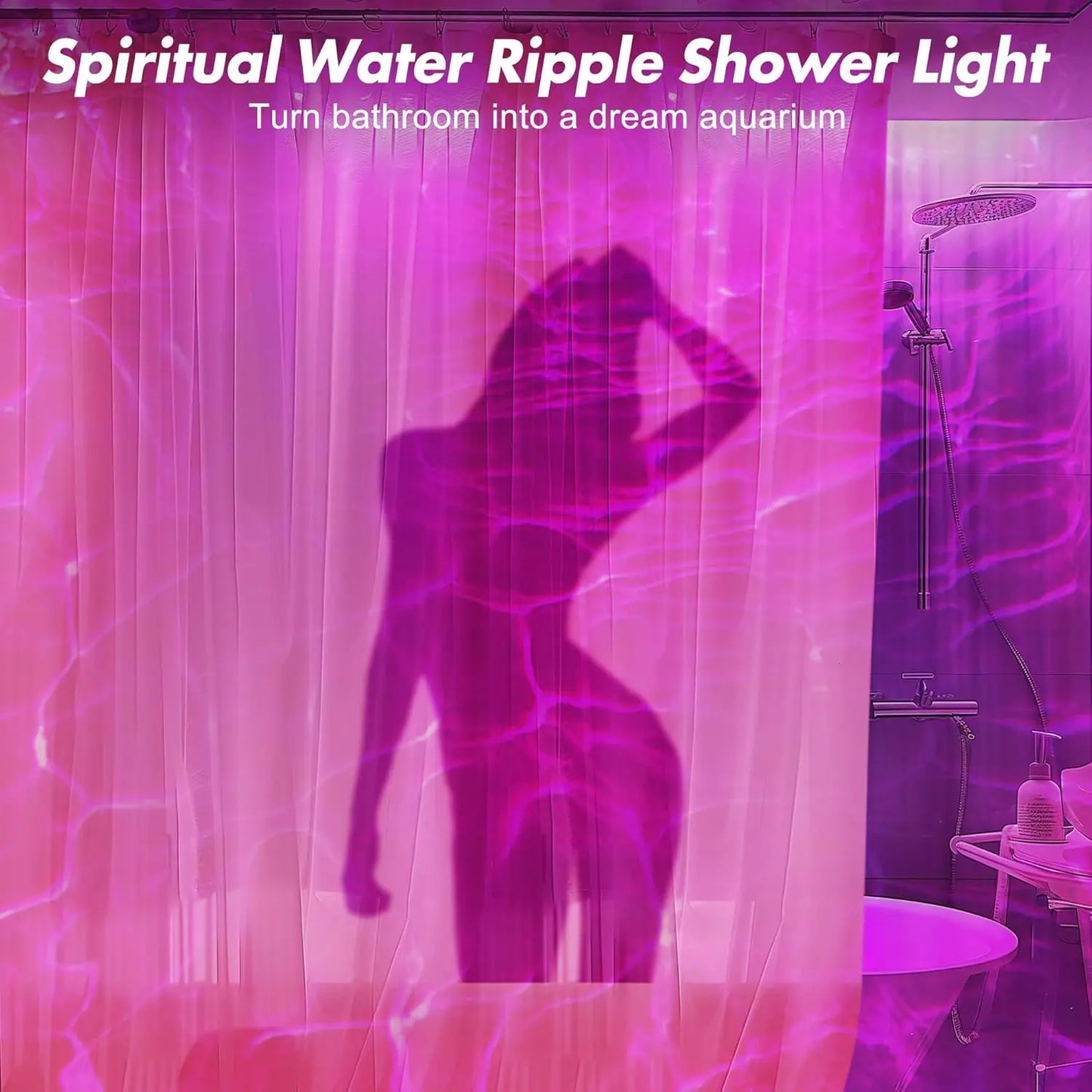 🔥 RGB Water Ripple Cube Lamp – Remote-Controlled Ocean Wave Ambient Light