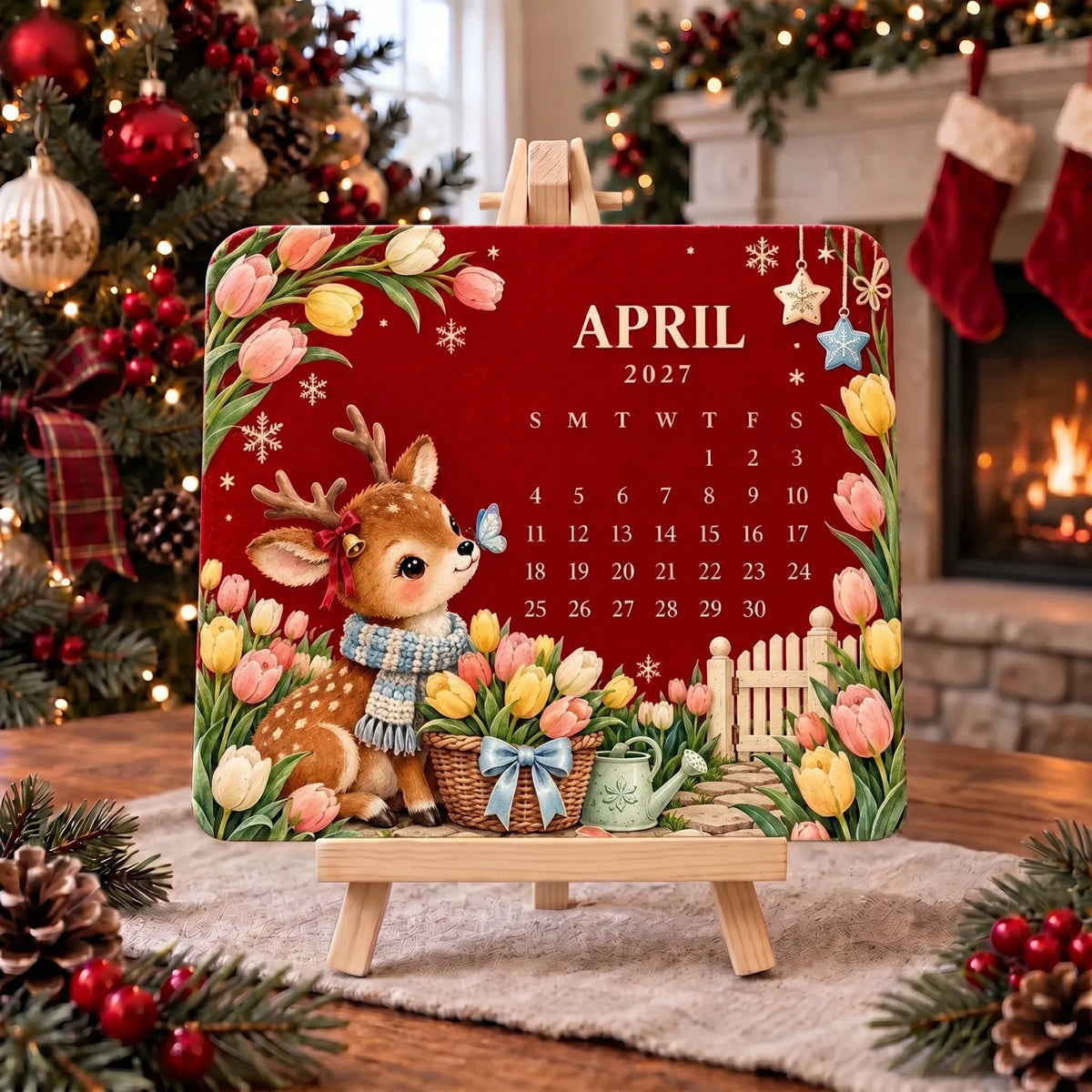 🌱 Christmas Special Edition – Eco-friendly, plantable “timeless” seed calendar 2027 🌸🌿