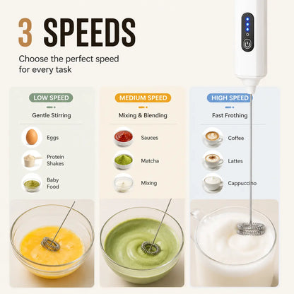 ⚡️Electric Milk Frother Handheld
