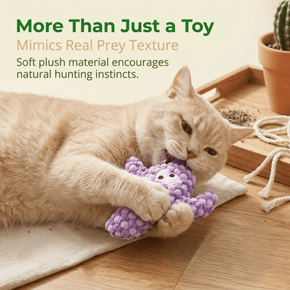 🎁Last Day Promotion 49% OFF🔥Handmade Soft Cactus Kitten Chew Toys with Natural Catnip