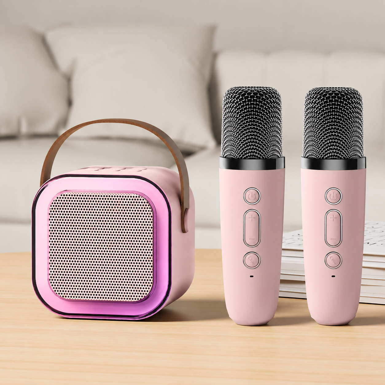 🎤Karaoke Speaker Set with 2 Wireless Microphones