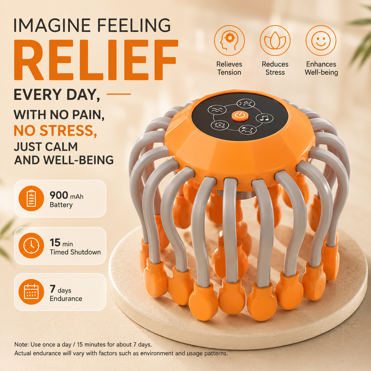 Head Massager for Migraine Relief