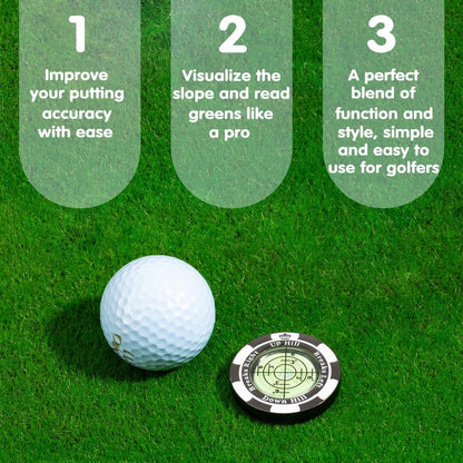 🔥Last Day 49% OFF⛳Golf Hat Clip Ball Marker with High Precision Green Reading Aid Golf Accessories for Men Women