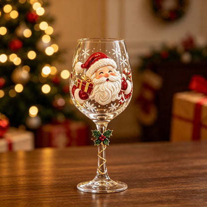 🎖️Christmas Wine Glass Collection Gift Box Set – 6 Festive Designs