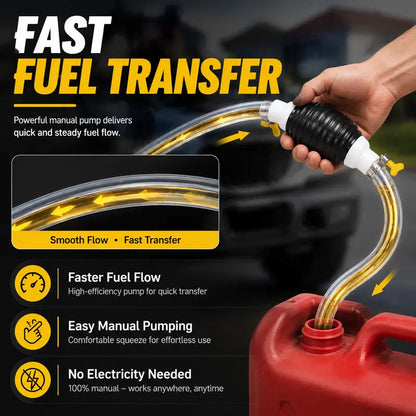 Manual Siphon Pump Kit with 1M Hose