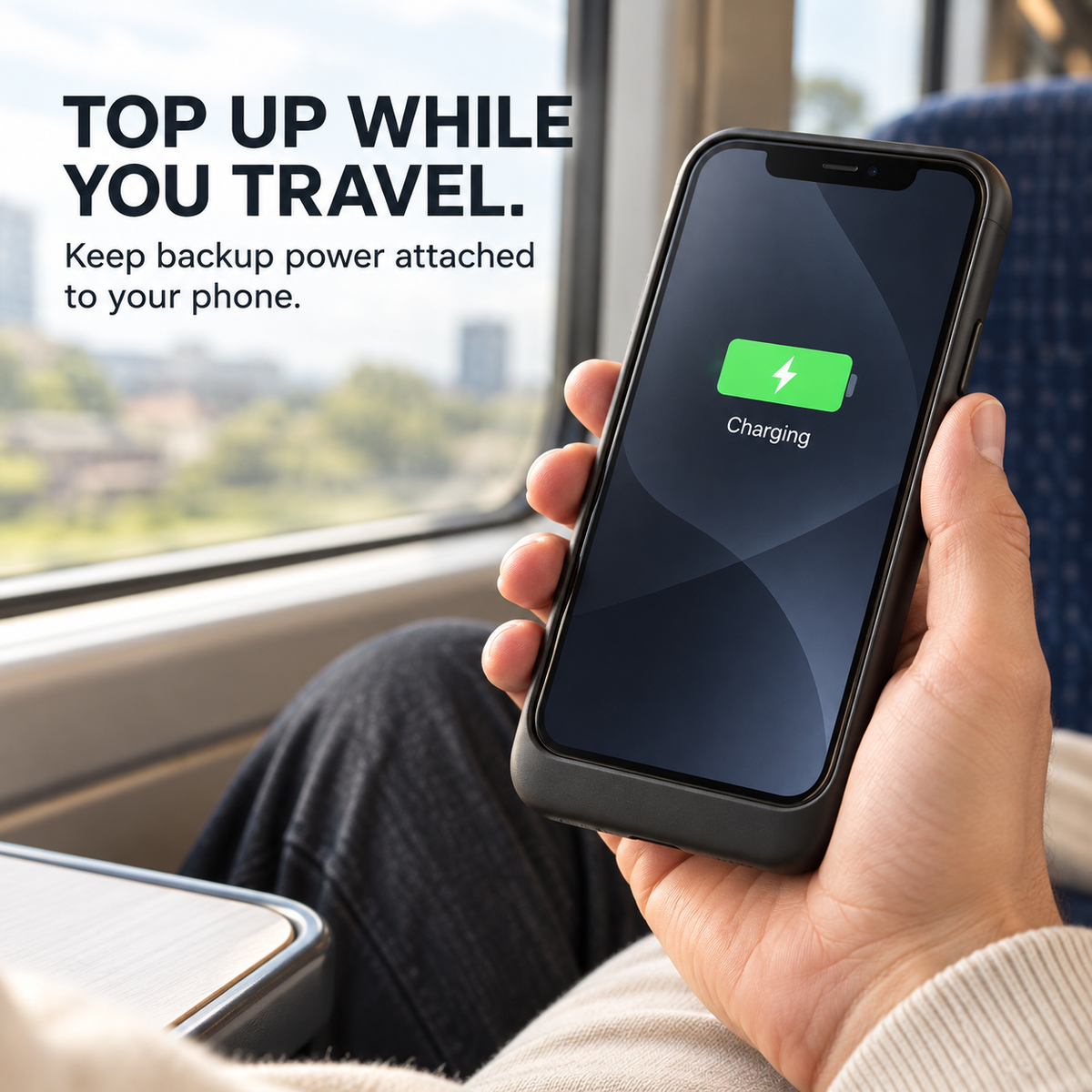 🔋📱 iPhone Battery Charging Case – 6800mAh / 7000mAh Built-In Power Bank, 4 LED Battery Indicators & Slim Everyday Design | Travel-Ready Backup Power ⚡