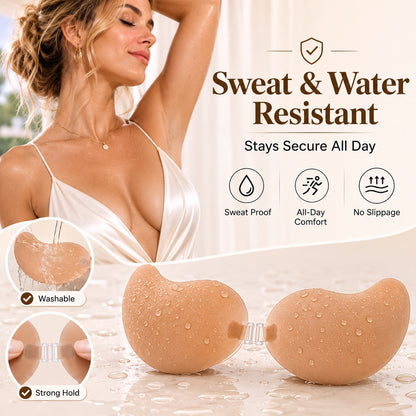 🏆LAST DAY SALE 30% OFF🔥Invisible Lift Adhesive Bra Inserts | Strapless Push-Up Bra for Wedding, Deep V & Backless Dresses