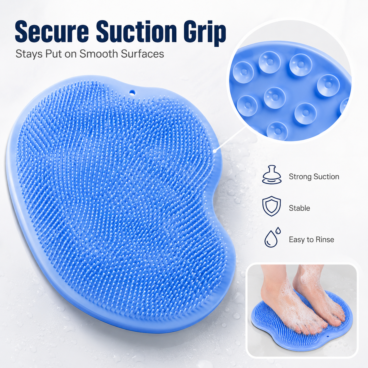 ✨ Hands-Free Foot Scrubber – Deep Clean, Massage & Exfoliate