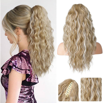 Instant Glam Curly Claw Clip Ponytail Extension|Add Gorgeous Volume & Length In Seconds