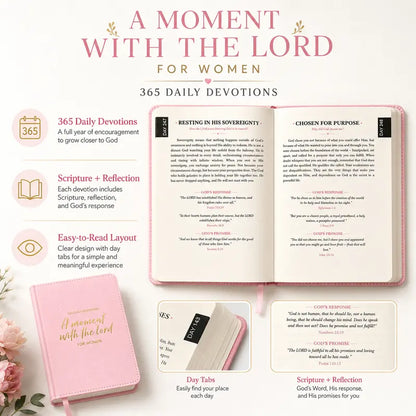 365 Daily Devotional Journal for Women 🤍 | A Moment With God Every Day