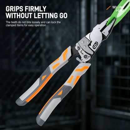 🔧 Self-Locking Ratchet Pliers – Secure Grip, Less Effort