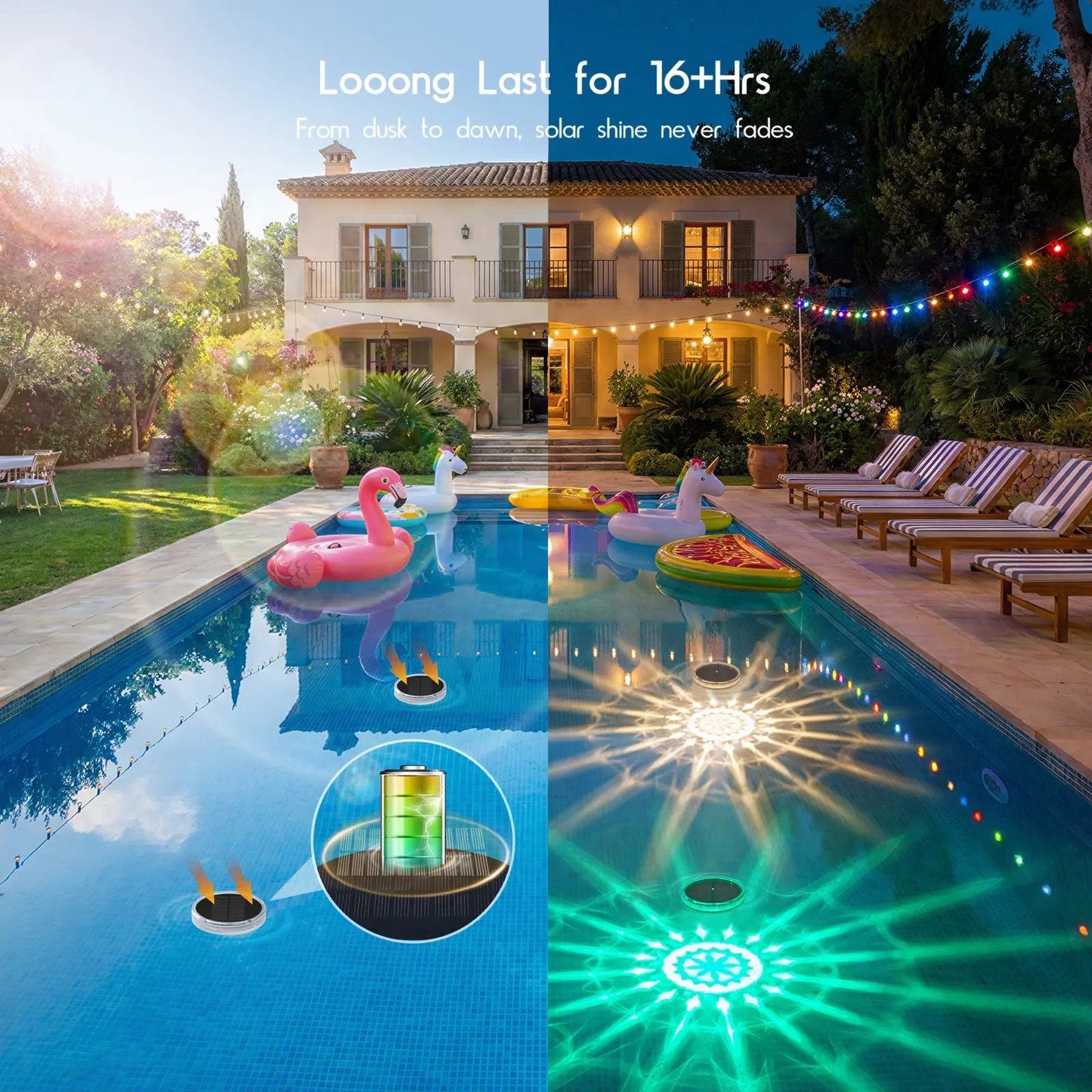 Solar Floating Pool Lights