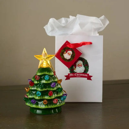 Christmas Set of 4 Mini Nostalgic Tree Ornaments with Gift Bags