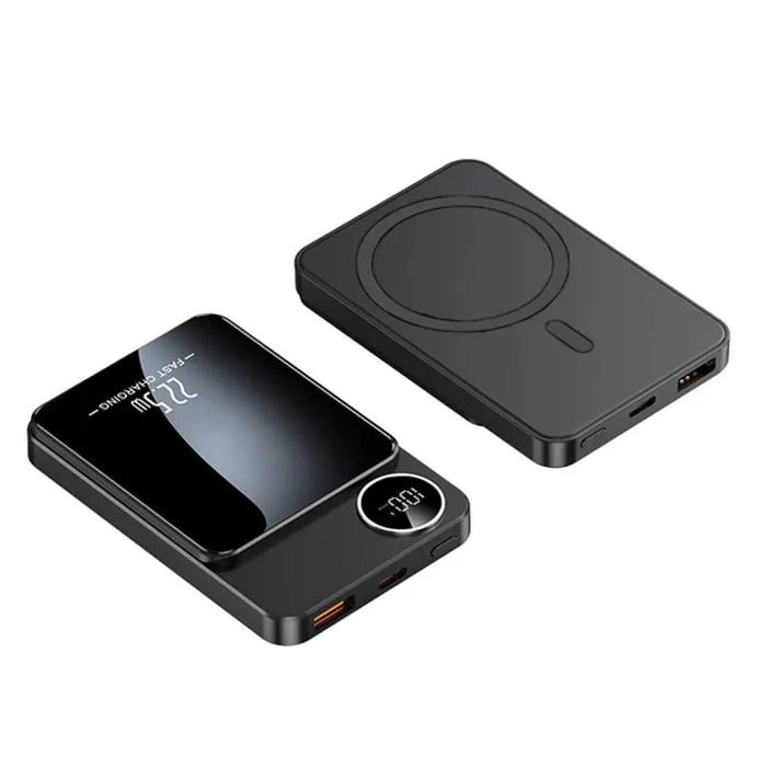 Black magnetic power bank