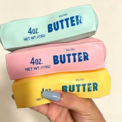 Crunchy Sound Butter Bar Squishy Toy