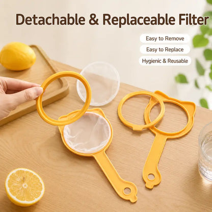 🐱 Cat Ear Fine Mesh Strainer – Multi-Purpose Kitchen Filter for Coffee, Tea & Flour